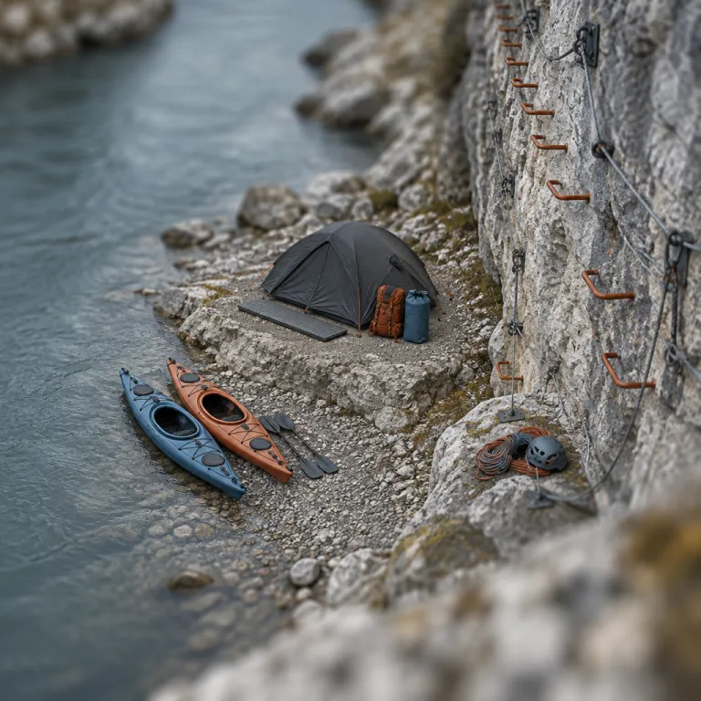 Micro-aventure le temps d'un week-end : bivouac, via ferrata et kayak sans prendre l'avion